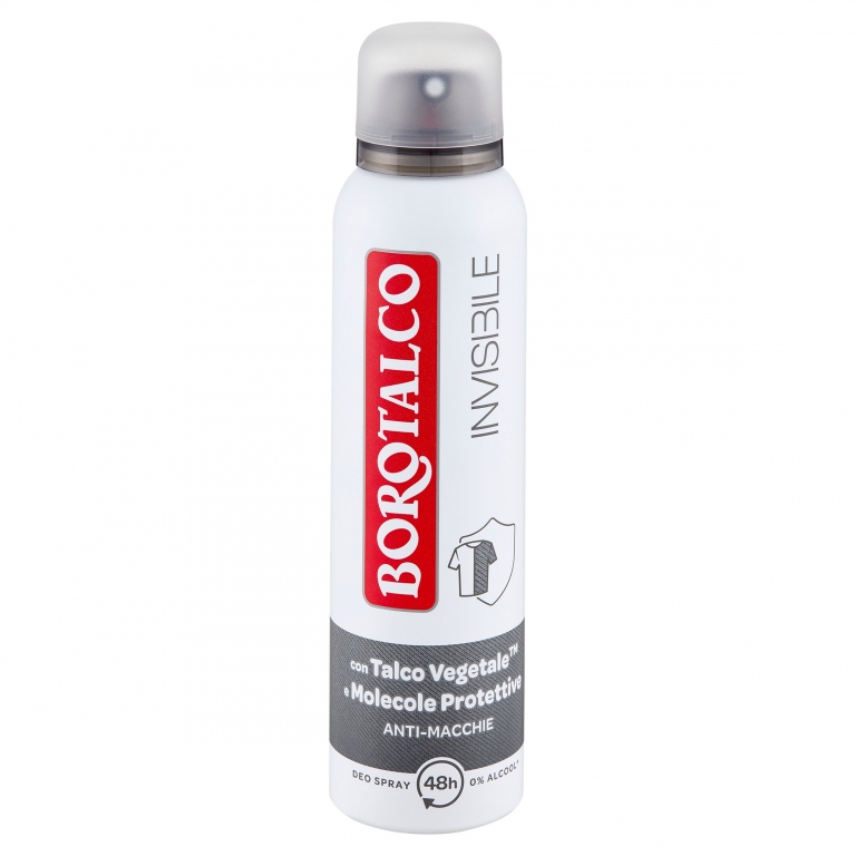BOROTALCO INVISIBLE DEO SPRAY 0% ALCOOL 150 ML