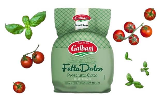 PROSC.COTTO FETTA DOLCE GALBANI AL KG.