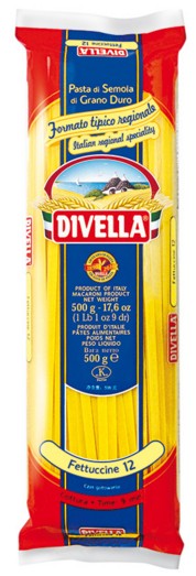 PASTA DIVELLA TIP.N.12 FETTUCCINE GR.500