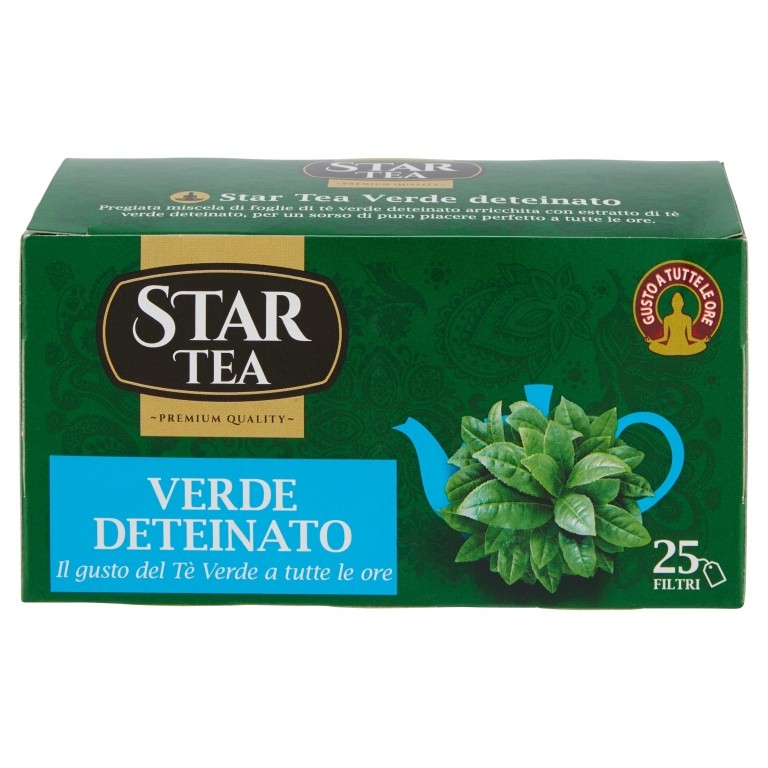 STAR TEA VERDE DETEINATO 25 X 1,6 G