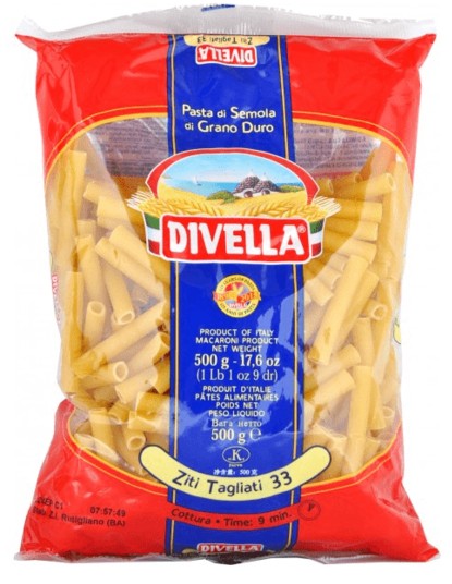 PASTA DIVELLA N.33 ZITI TAGL.GR.500