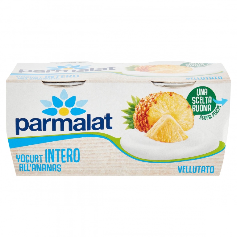 PARMALAT YOGURT VELLUTATO INTERO ANANAS 2 X 125 G