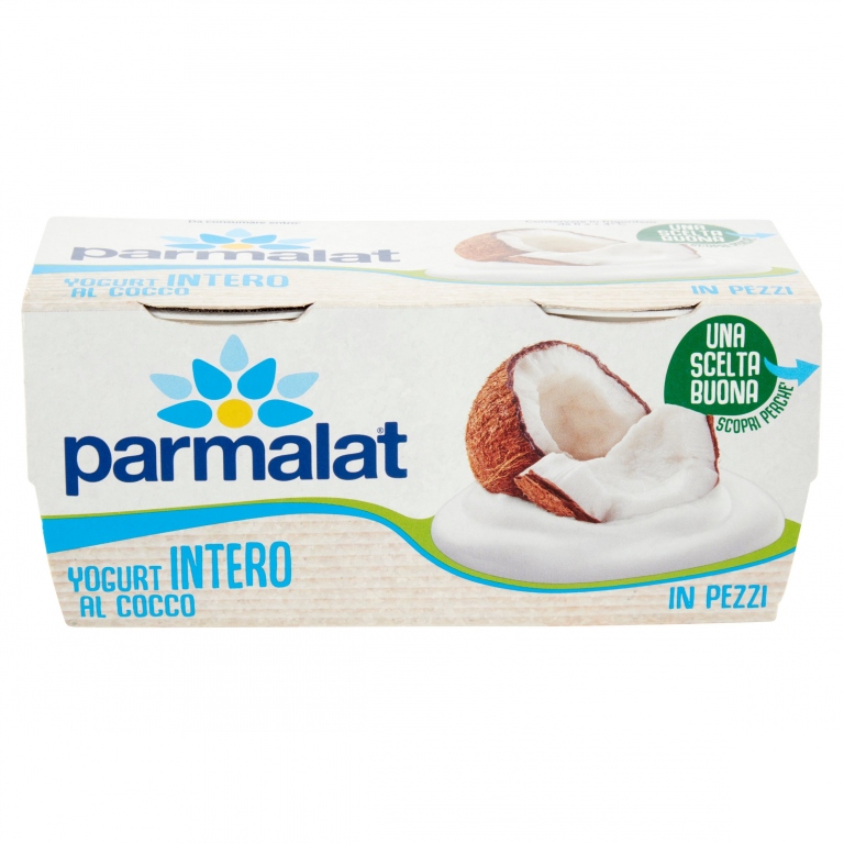 PARMALAT YOGURT CON FRUTTA IN PEZZI INTERO COCCO 2 X 125 G