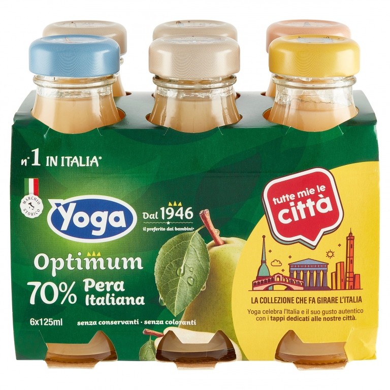 YOGA OPTIMUM 70% PERA ITALIANA 6 X 125 ML