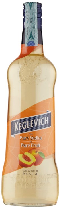 KEGLEVICH WITH PURE VODKA & PURE FRUIT CON SUCCO DI PESCA 1 L
