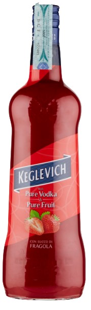 KEGLEVICH WITH PURE VODKA & PURE FRUIT CON SUCCO DI FRAGOLA 1 L