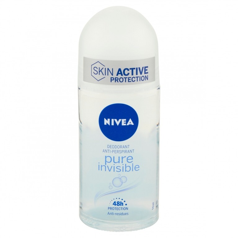 NIVEA DEODORANT ANTI-PERSPIRANT PURE INVISIBLE 50 ML