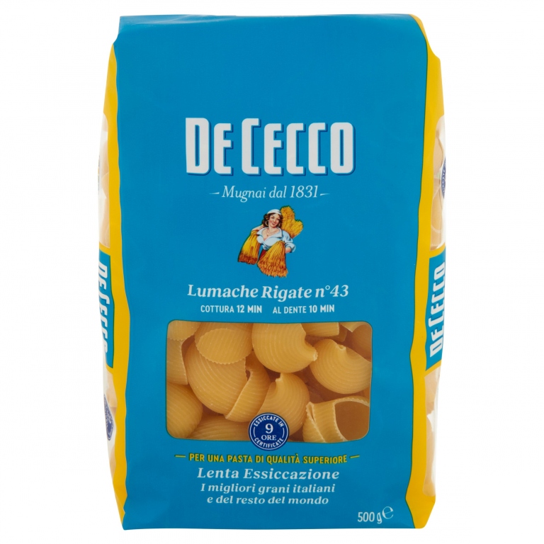 PASTA DE CECCO LUMACHE RIG.N.43 GR.500            