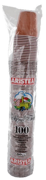 BICCHIERI CAFFE'MARRONE ARISTEA CC80 PZ.100