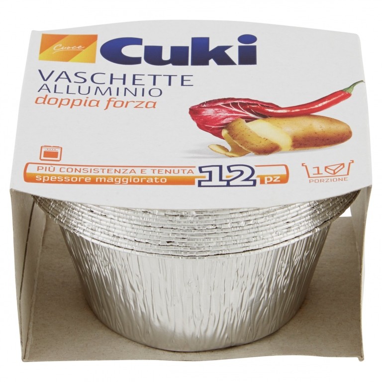 CUKI CUOCE VASCHETTE ALLUMINIO ? 8 CM 10 PZ (TS21)