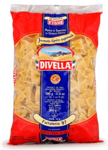 PASTA DIVELLA N.97 FARFALLETTE SPEC.