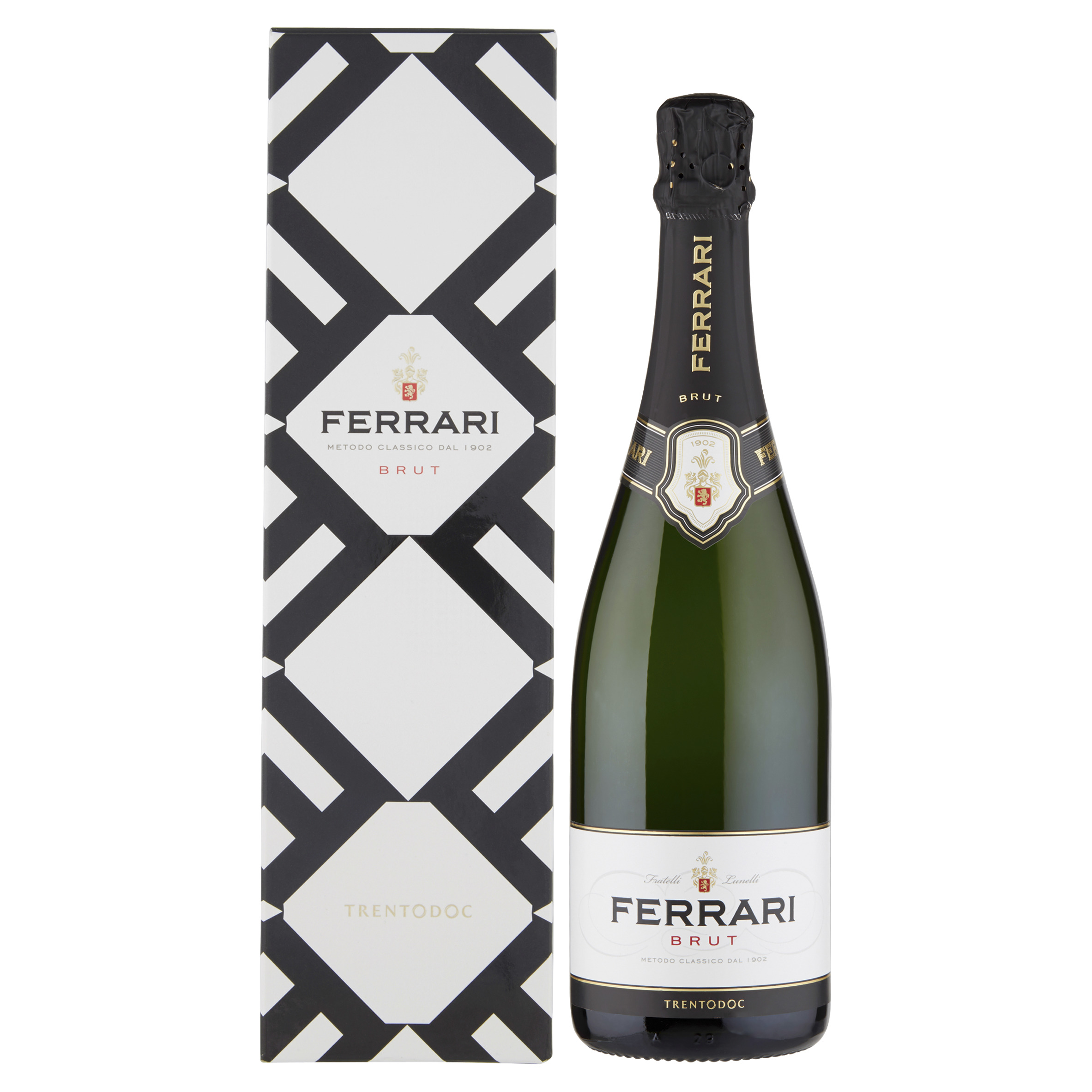 SPUMANTE FERRARI BRUT TRENTO DOC CL.75