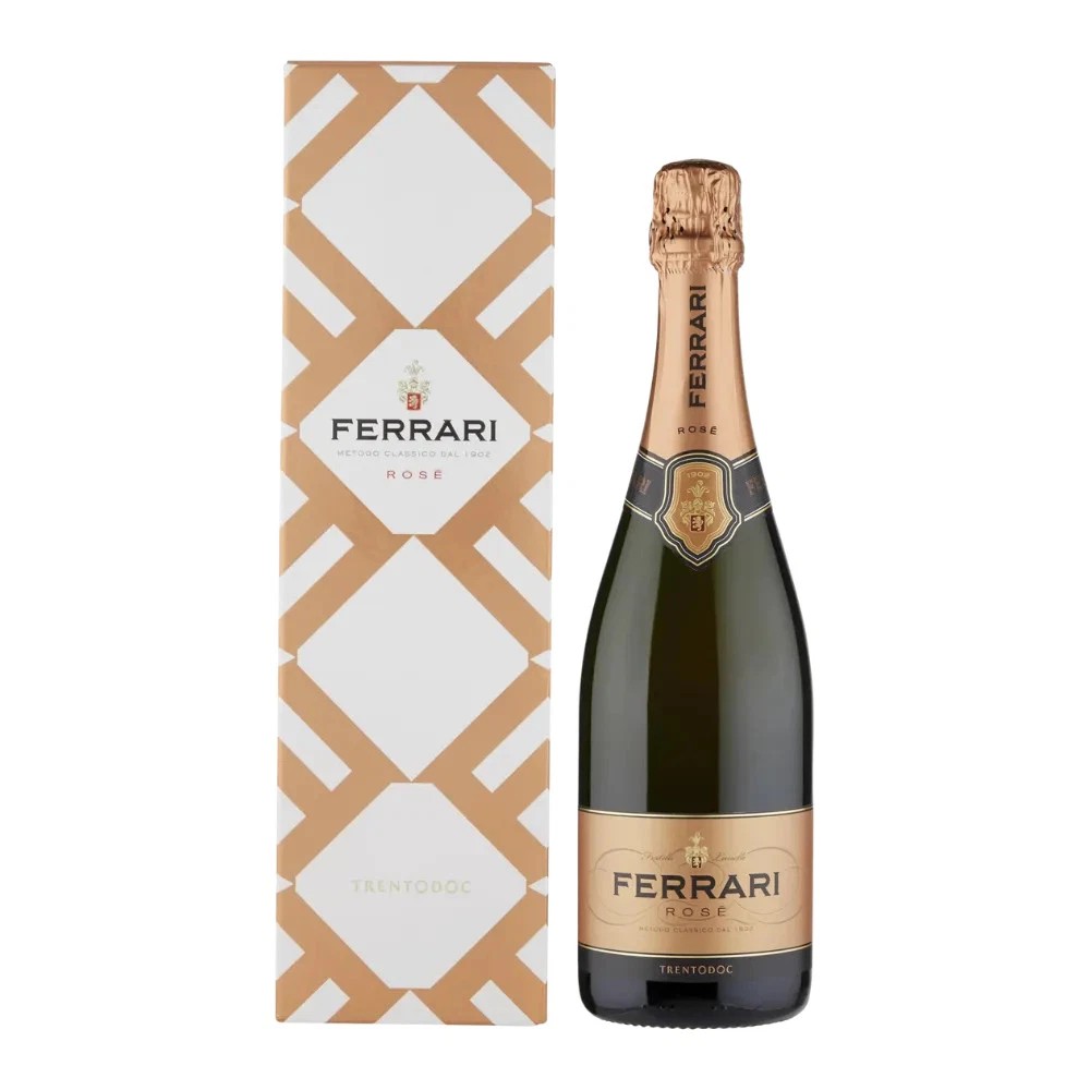 SPUMANTE FERRARI ROSE' TRENTO DOC CL.75