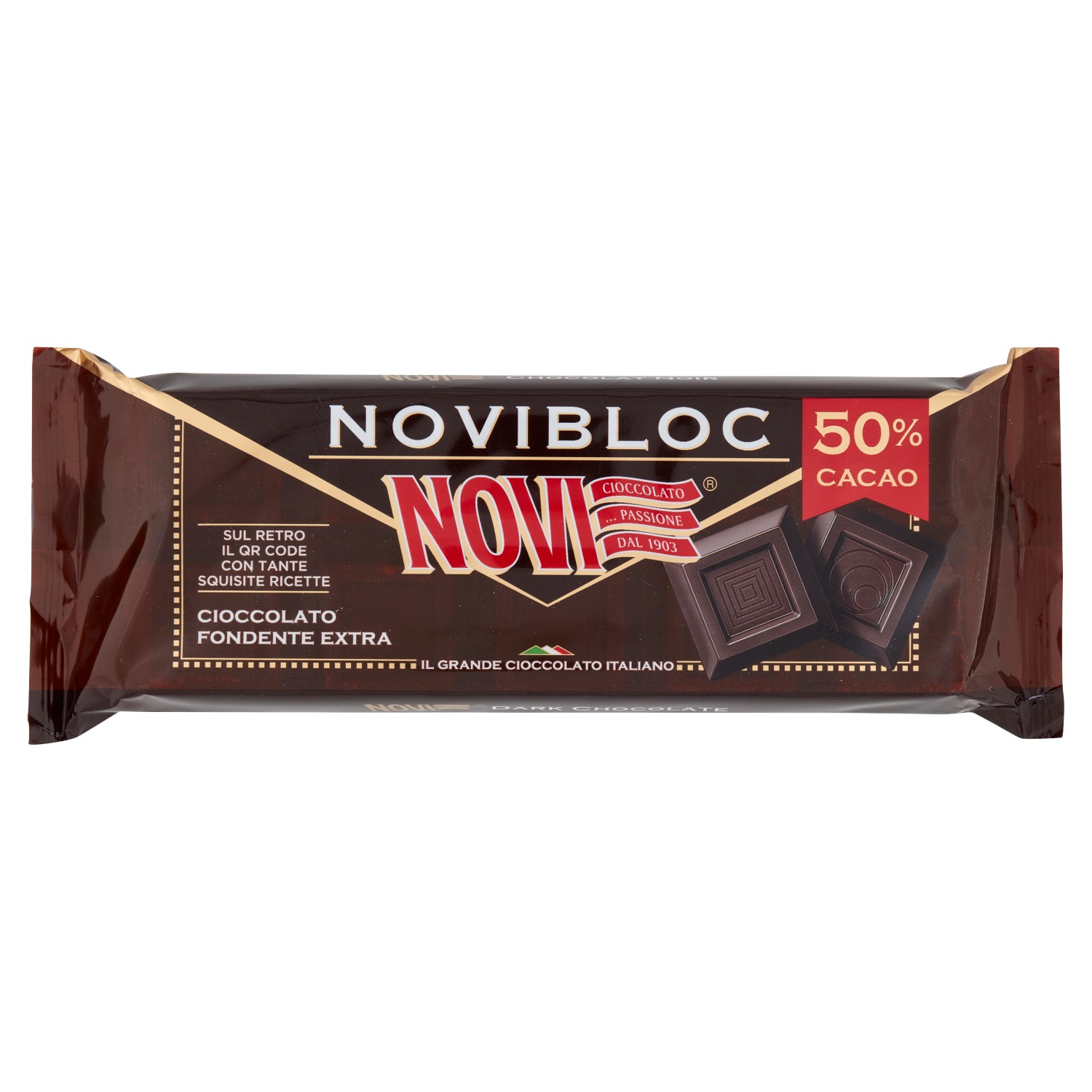 NOVI NOVIBLOC CIOCCOLATO FONDENTE EXTRA 500 G