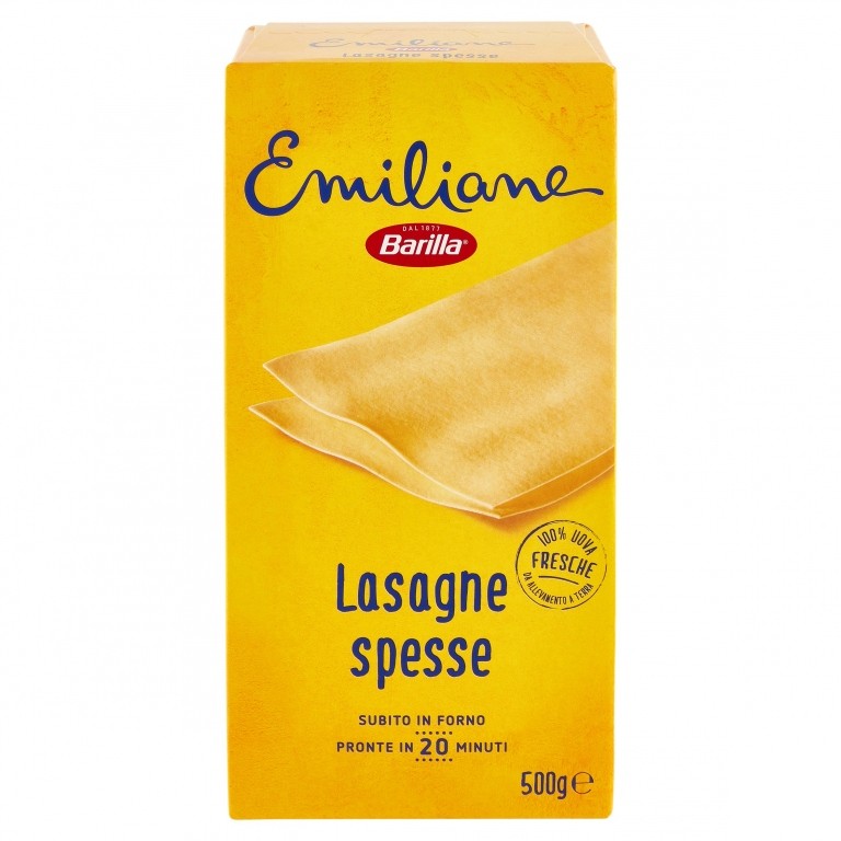 BARILLA EMILIANE LASAGNE ALL'UOVO 500G