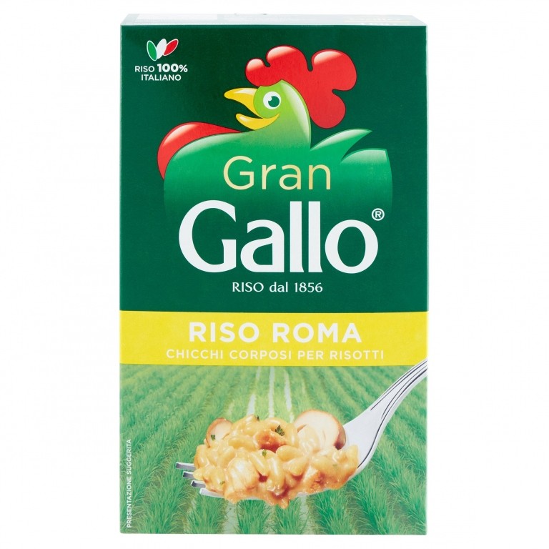 GRAN GALLO RISO ROMA CHICCHI CORPOSI PER RISOTTI 1 KG