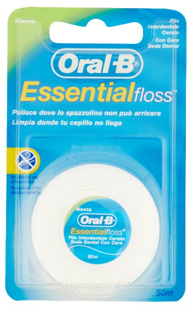 ORAL-B FILO INTERDENTALE CERATO ESSENTIAL FLOSS MENTA 50 M