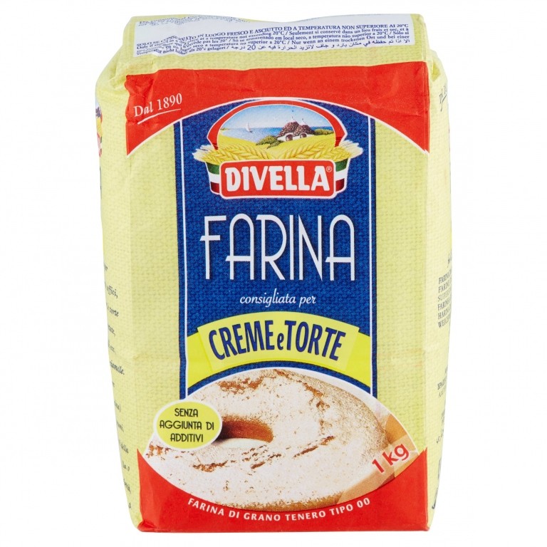 DIVELLA FARINA CONSIGLIATA PER CREME E TORTE 1 KG