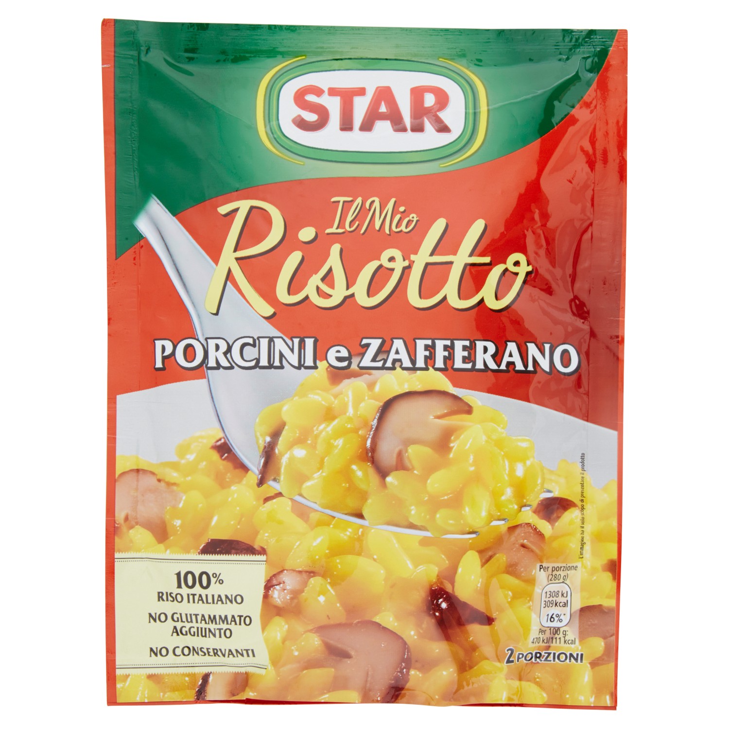 STRA IL MIO RISOTTO PORCINI E ZAFFERANO 175 G
