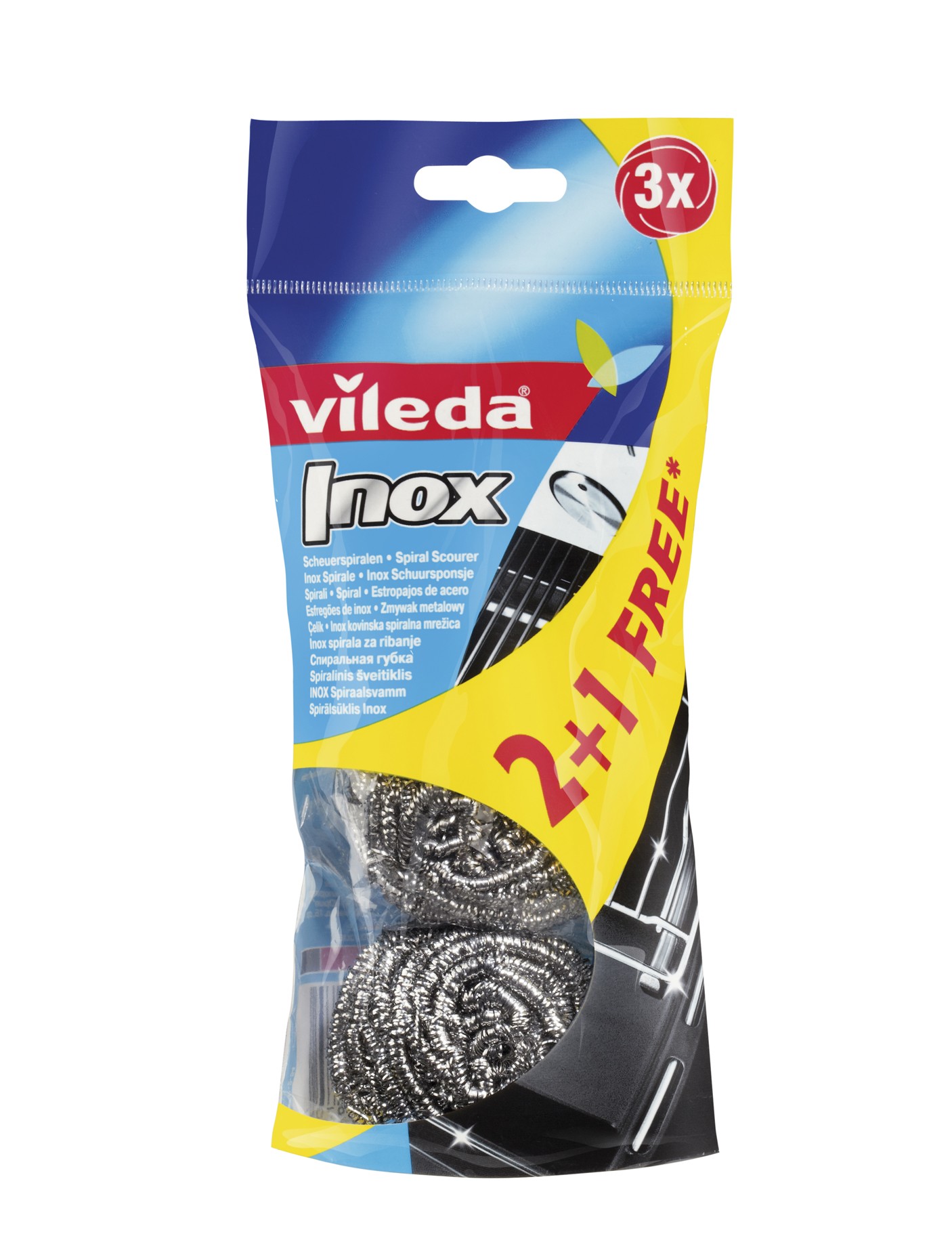 VILEDA GLITZI INOX 3PZ