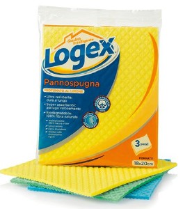 LOGEX PANNI SPUGNA EXTRA RESISTENZA 3 PZ