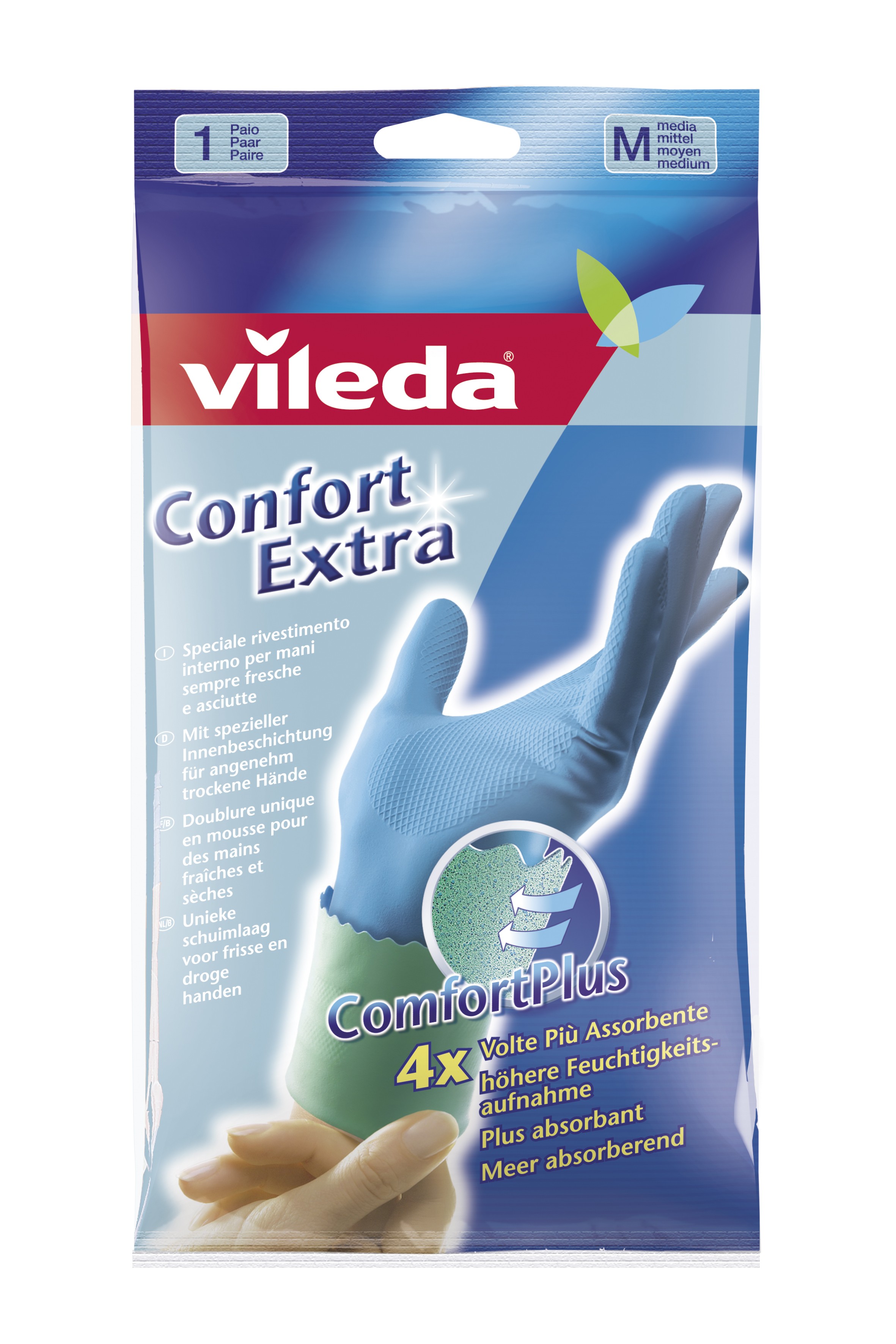 VILEDA GUANTI CONFORT EXTRA 6,5-7/S PICCOLA