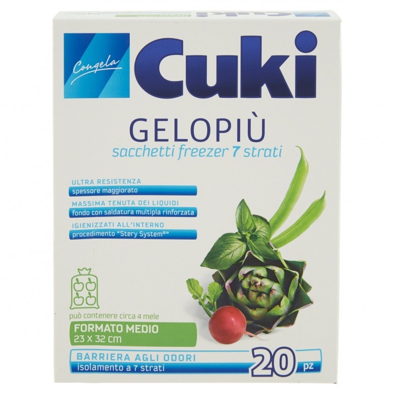 SACCH.GELO CUKI MEDIX20