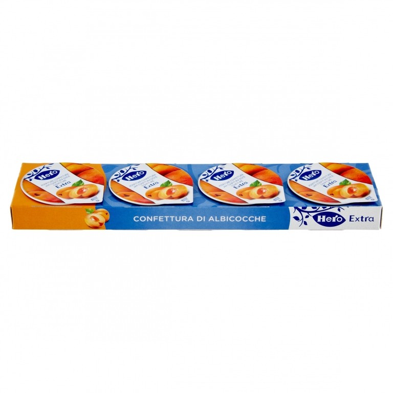 HERO CONFETTURA EXTRA DI ALBICOCCHE 4 X 25 G