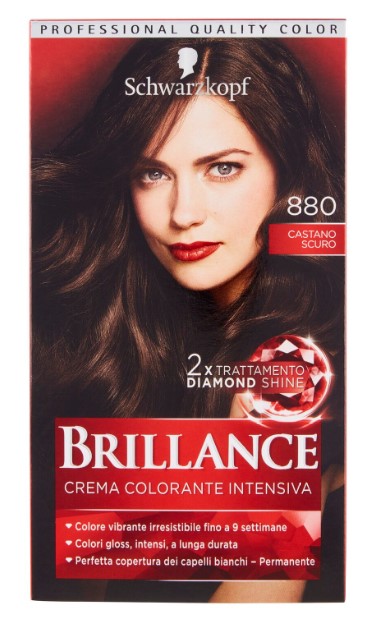 BRILLANCE CREMA COLORANTE INTENSIVA 880 CASTANO SCURO