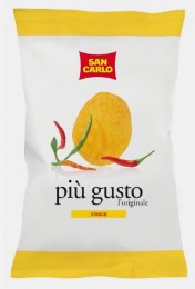PATATINE SAN CARLO PIU'GUSTO GR.50 BAR POM-VIVACE