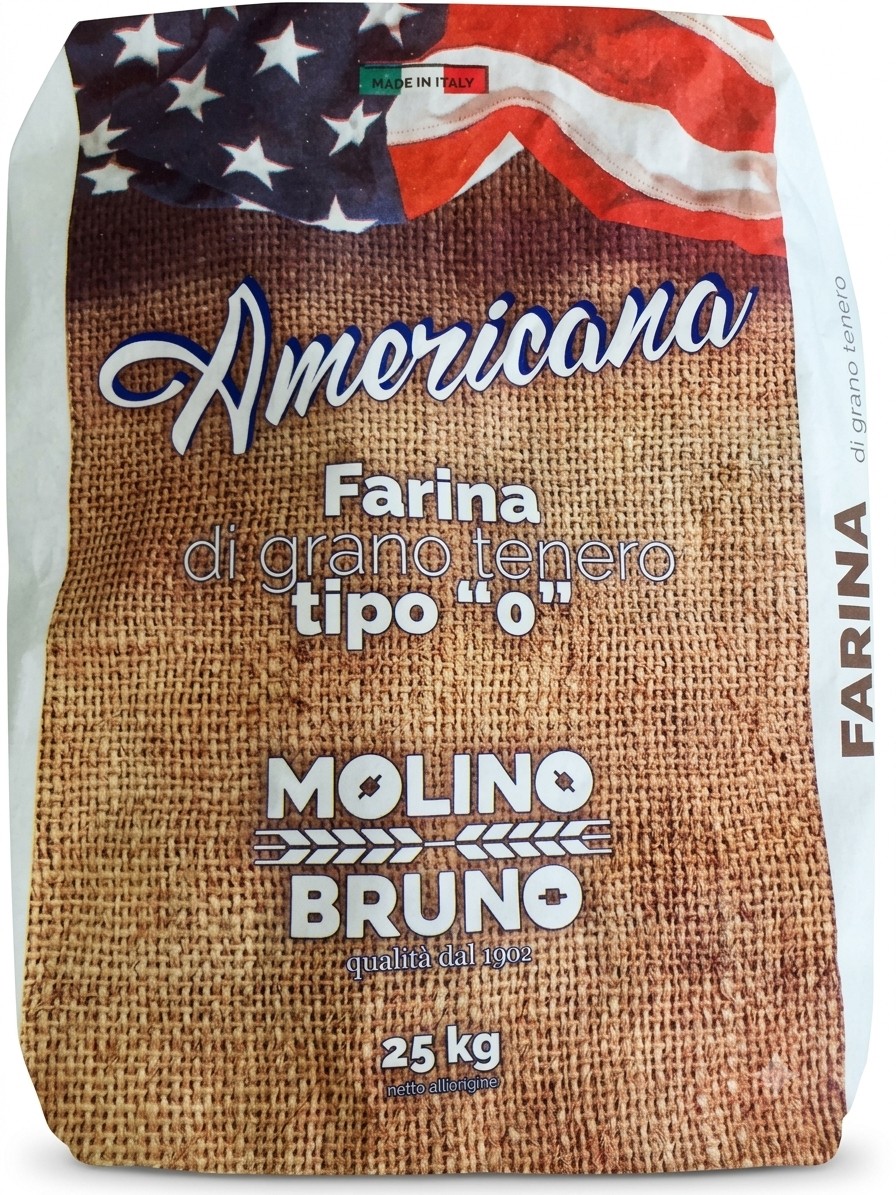 FARINA MOLINO BRUNO TIPO 0 AMERICANA KG.25        
