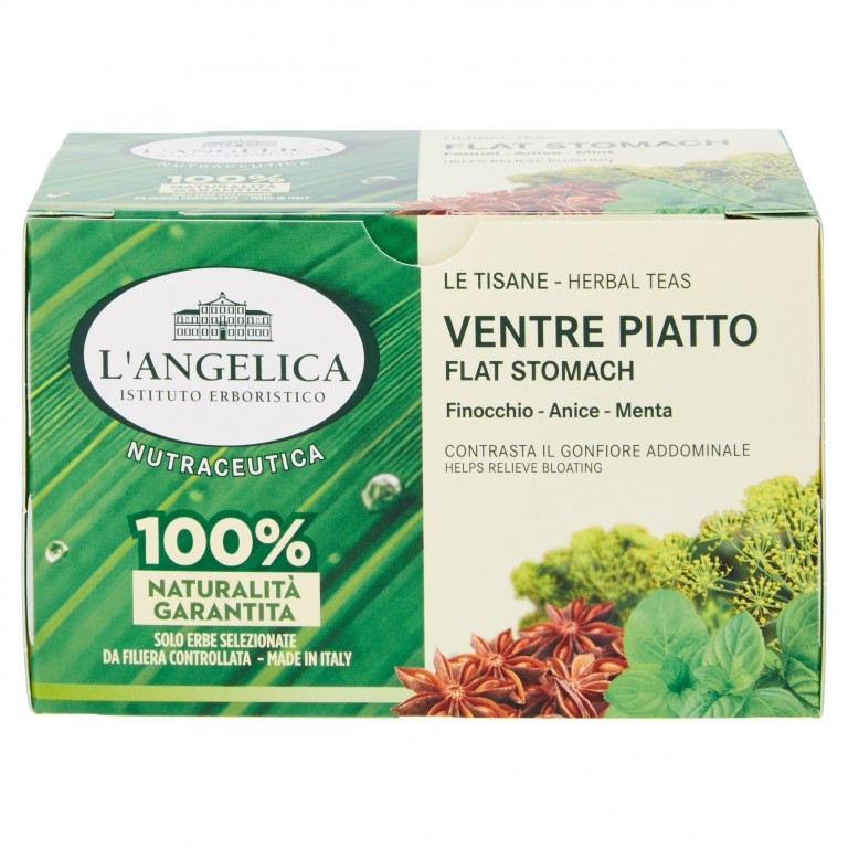 L'ANGELICA LE TISANE NUTRACEUTICA VENTRE PIATTO 18 FILTRI 40 G